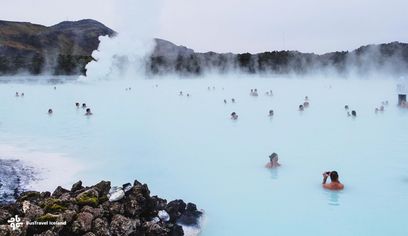 Volcano Eruption Site & Blue Lagoon Admission Tour