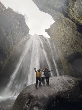 Famous south coast - Waterfalls and black beaches with a horse farm visit
