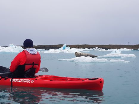 Kayaking at The Glacier Lagoon — photo 18
