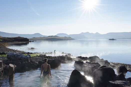 Hvammsvik Hot Springs: Private Round Trip Transfer with 3-Hour Visit — photo 2