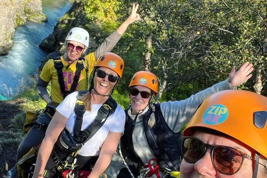 Zipline Adventure Through Glerárgil River Canyon in Akureyri Town — photo 6