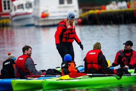 Guided kayak tour in Siglufjörður / Siglufjordur. — photo 10