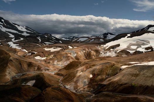 Hike in the Highlands, in the steaming valley of Kerlingarfjöll — photo 5