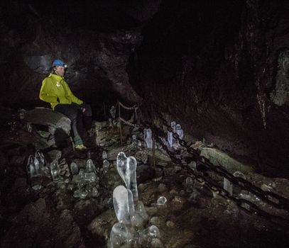 PRIVATE: Caving in Leidarendi - Lava Tunnel - Small Group — photo 6