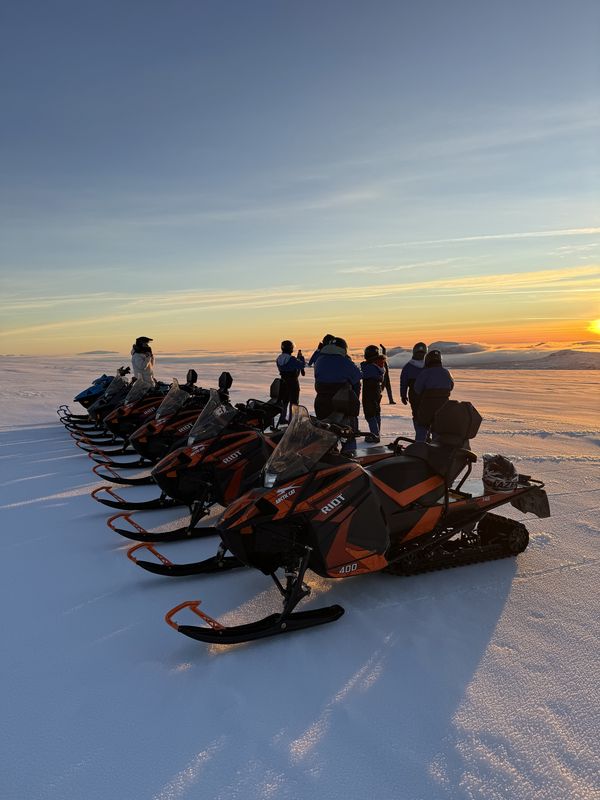 Snowmobile on Langjökull Glacier from Husafell (optional pick up from Reykjavik), photo 12 of 14