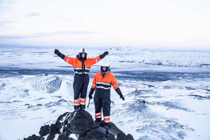 Snowmobiling on Eyjafjallajökull, photo 6 of 10