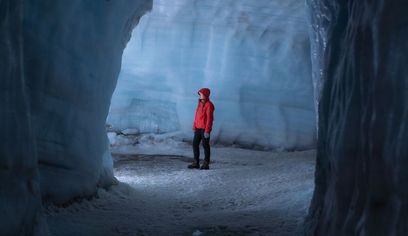 Into The Glacier - From Klaki Base Camp