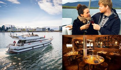 Harbor Cruise with Three Course Dinner from Reykjavik