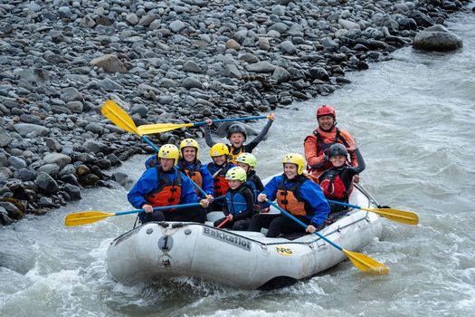 Family River rafting