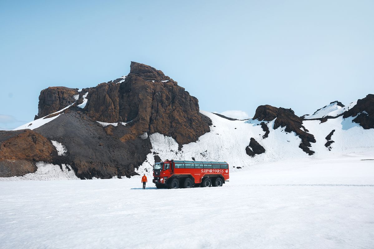 Ice Cave and Glacier Tour in Glacier Monster Truck from Gullfoss, photo 11 of 12
