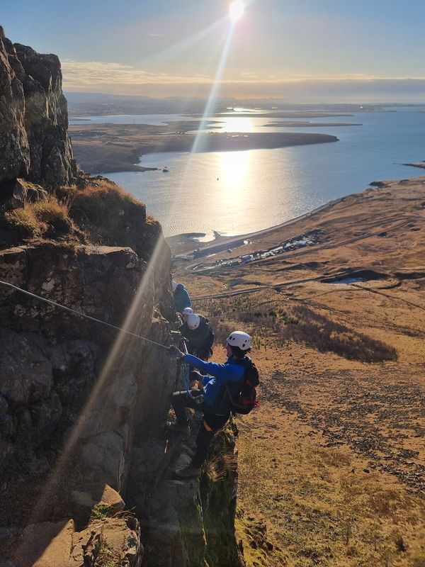 Fálkaklettur Via Ferrata close to Reykjavik, photo 17 of 17