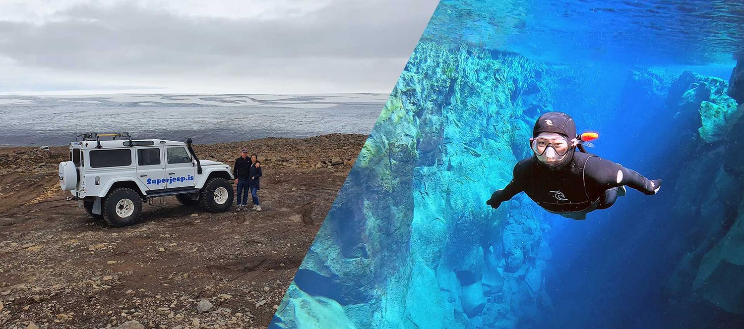 DT 602 Private Superjeep Golden Circle & Private Silfra Snorkeling