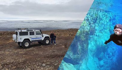 DT 602 Private Superjeep Golden Circle & Private Silfra Snorkeling