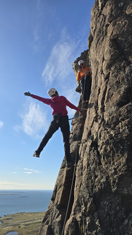 Fálkaklettur Via Ferrata close to Reykjavik, photo 12 of 17