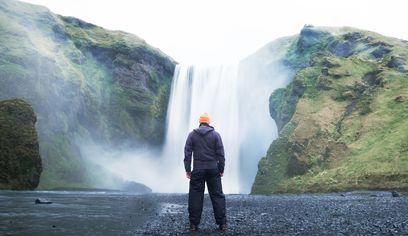 South Coast Waterfalls, Glacier & Black Sand Beach Tour