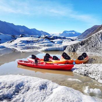 Glacier Kayak Adventure at Heinabergslón — photo 9