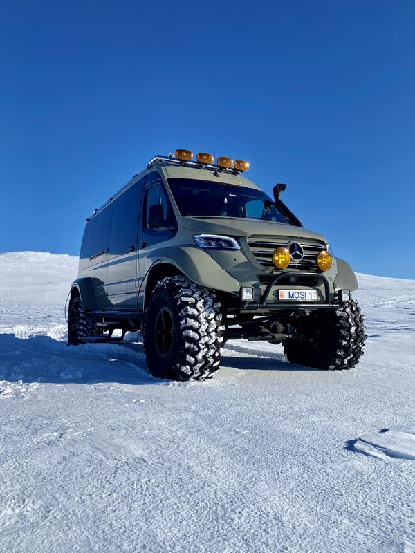 Private Eyjafjallajökull Glacier Super Jeep Tour and snowmobile DAY Tour, photo 15 of 17