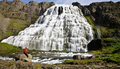 SPLENDID COMBINATINON - Dynjandi waterfall & villages