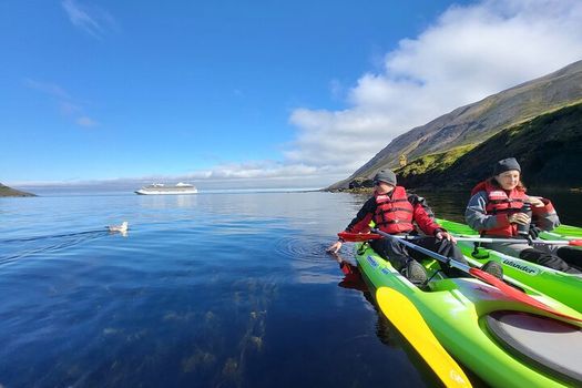 Guided kayak tour in Siglufjörður / Siglufjordur. — photo 7