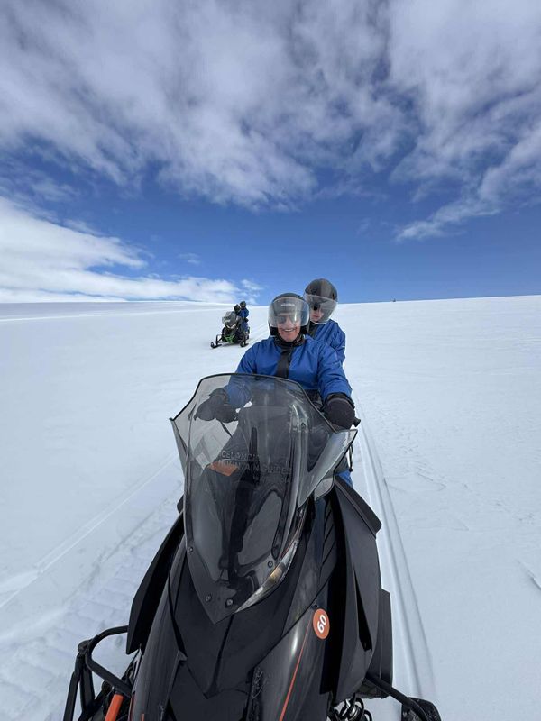 Snowmobile on Langjökull Glacier from Husafell (optional pick up from Reykjavik), photo 4 of 14