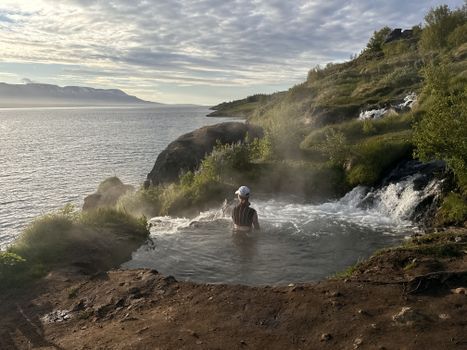 Akureyri Tandem Kayaking - Geothermal Waterfall & local coastline — photo 11