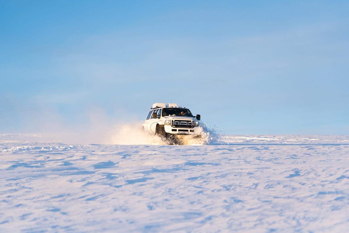 Private Eyjafjallajökull Glacier Super Jeep Tour and snowmobile DAY Tour, photo 11 of 17