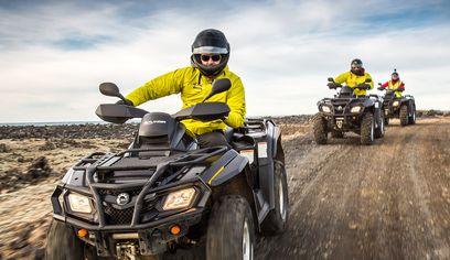Lava Beach ATV Tour & Blue Lagoon