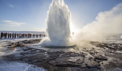 Golden Circle, Bruarfoss Waterfall & Kerid Volcanic crater