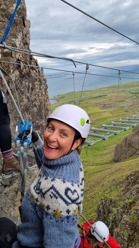Fálkaklettur Via Ferrata close to Reykjavik, photo 6 of 17