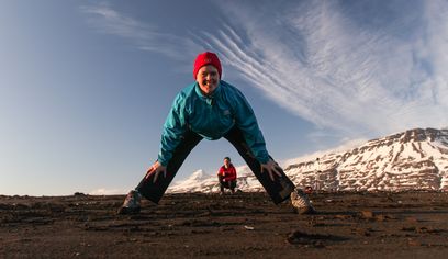 Mindfulness Yoga hike in Breiðdalsvík