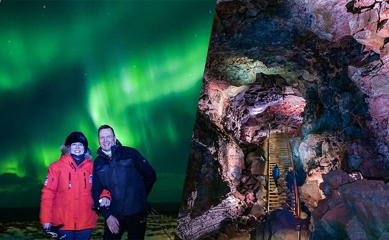 Lava Tunnel Evening Tour & Northern Lights Excursion from Reykjavík — photo 13