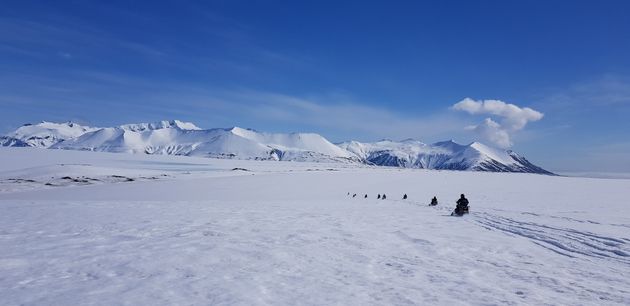 Snowmobile tour on Vatnajökull Glacier — photo 14