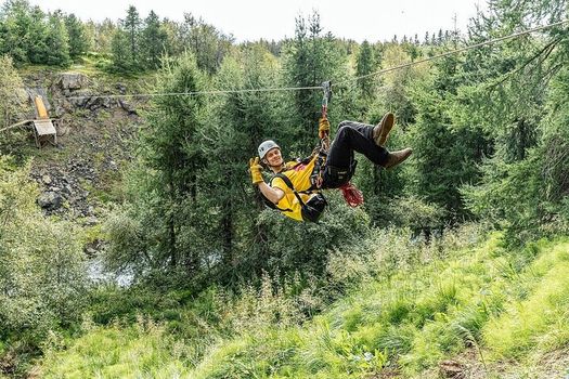 Zipline Adventure Through Glerárgil River Canyon in Akureyri Town — photo 14