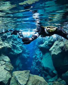 Snorkeling between Continents in Silfra - Free Underwater Photos — photo 6