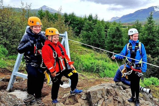 Zipline Adventure Through Glerárgil River Canyon in Akureyri Town — photo 5