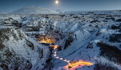 Silver Circle Small Group Day Tour | Canyon Baths, Waterfalls & Sagas