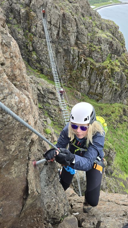 Fálkaklettur Via Ferrata close to Reykjavik, photo 10 of 17