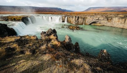 Private Adventure! Goðafoss Waterfall, Lake Mývatn & Nature Mývatn Baths from Akureyri Port!