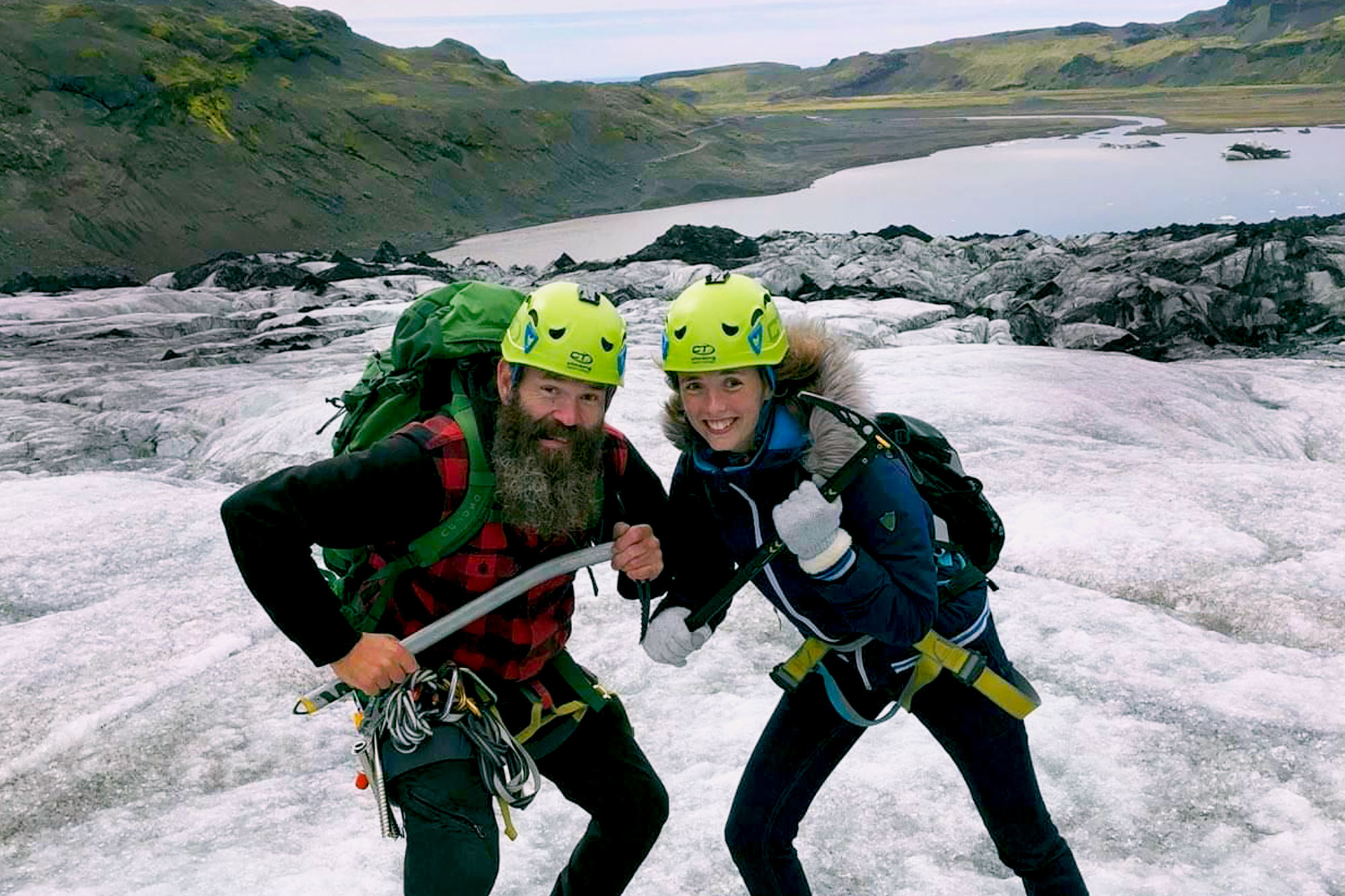 Glacier Hike, South Coast Waterfall & Black Sand Beach -Reykjavik Hotel pick up