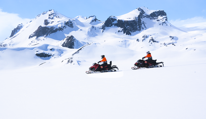 Glacier Snowmobiling from Geysir Area