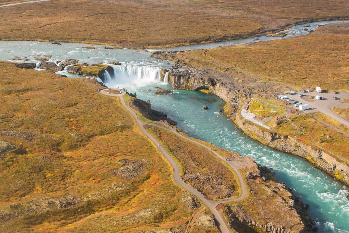 Winter Goðafoss Waterfall Tour from Akureyri