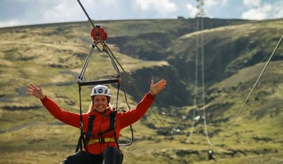 Mega Zipline - Conventional Ride (Free as a bird!)