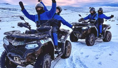ATV Quad Adventure in Húsafell: Rivers & Mountain Views