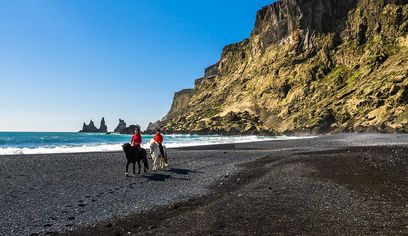 Glacier Hike & Horse Riding in South Iceland