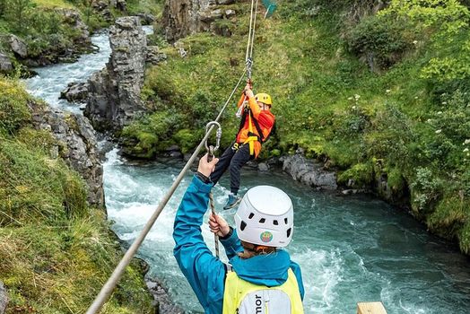 Zipline Adventure Through Glerárgil River Canyon in Akureyri Town — photo 8