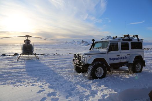 Private Luxury Golden Circle and Helicopter back to Reykjavík