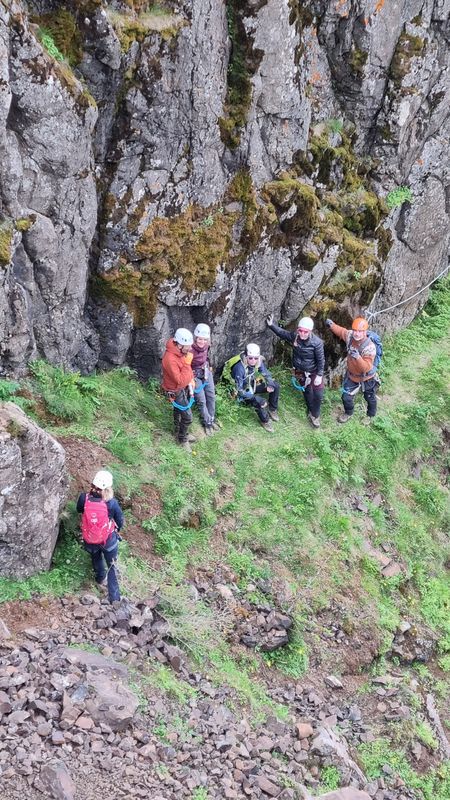 Fálkaklettur Via Ferrata close to Reykjavik, photo 7 of 17