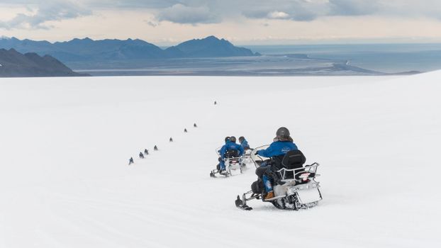 Snowmobile tour on Vatnajökull Glacier — photo 27