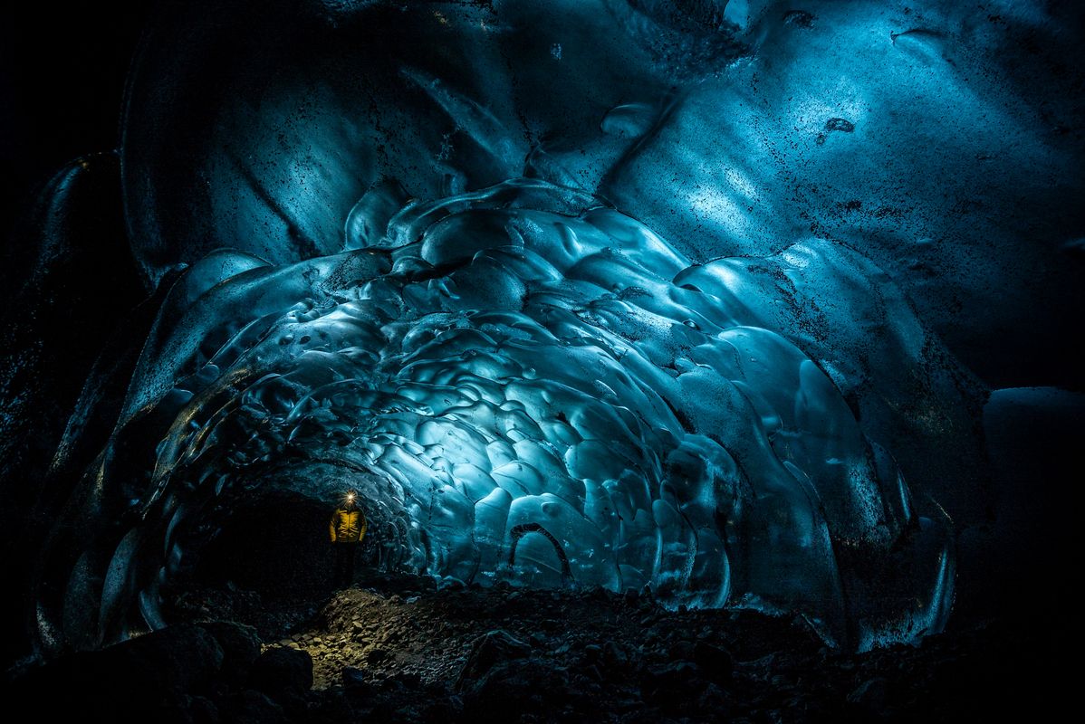 Remote Glacier Hike and a Natural Ice Cave from Jökulsárlón