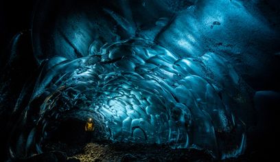 Remote Glacier Hike and a Natural Ice Cave from Jökulsárlón